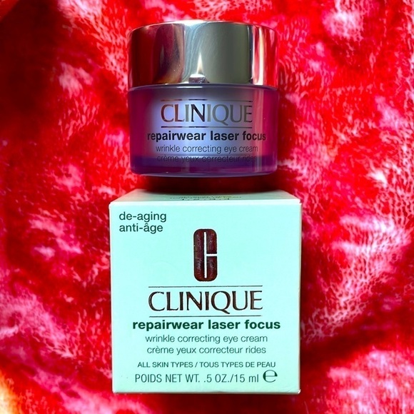Brand New Clinique Repairwear Laser Focus Wrinkle Correcting Eye Cream - Picture 1 of 14
